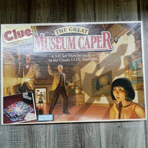 Vintage Clue The Great Museum Caper Board Game